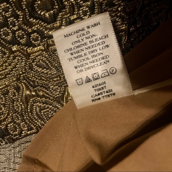 ☀️Ann Taylor Petite Shimmer Jacquard Flare - Picture 7 of 7